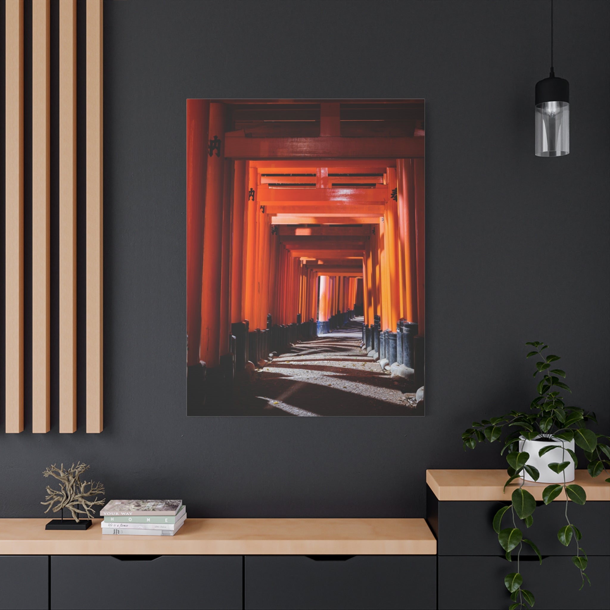 Vibrant Torii Gate Energy (Canva)