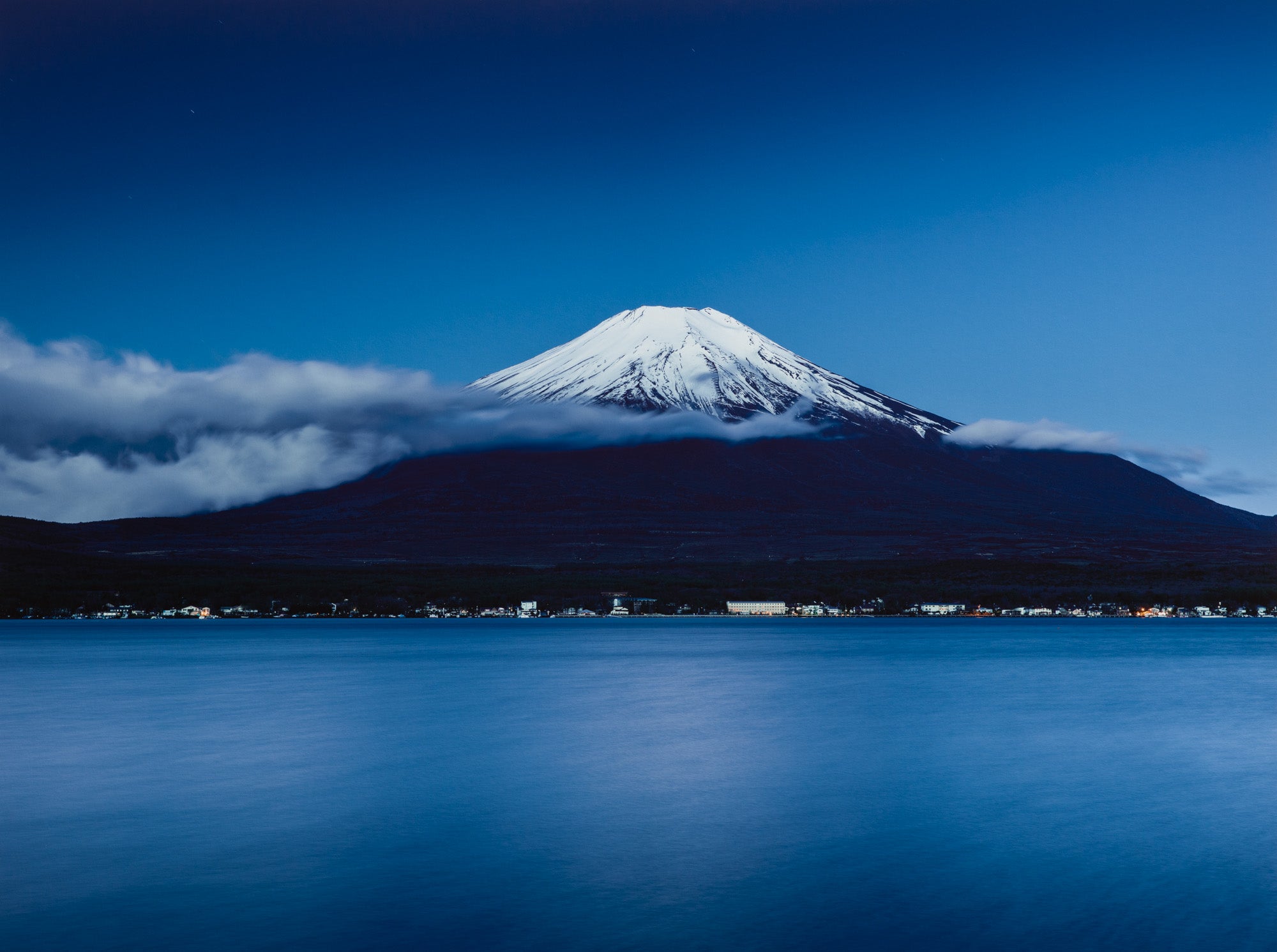 MT. FUJI AT NIGHT, JAPAN