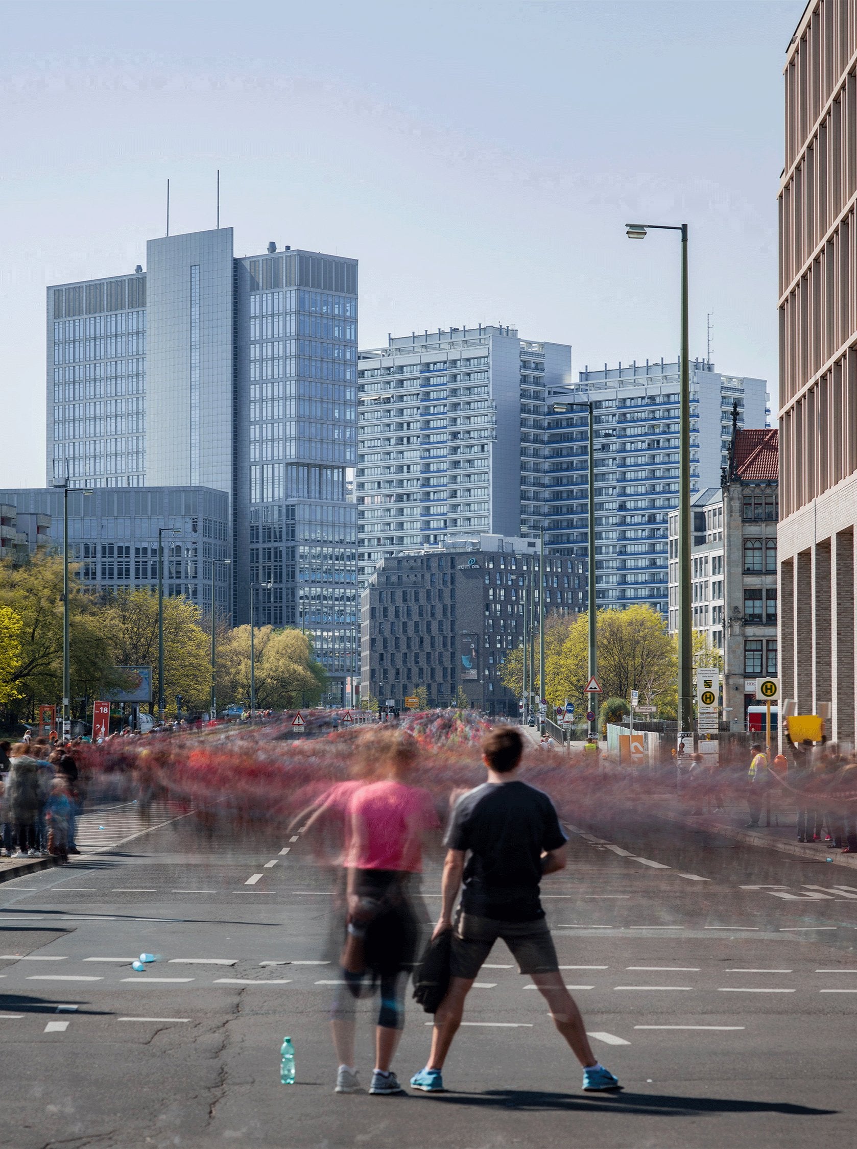 BERLIN HALF MARATHON, LEIPZIGER STRASSE II, DEUTSCHLAND